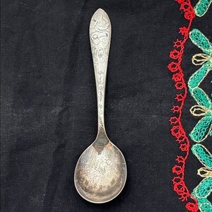 Mickey Mouse Wm Rogers Mfg Co vintage 5.25” Silver Spoon (mlb)